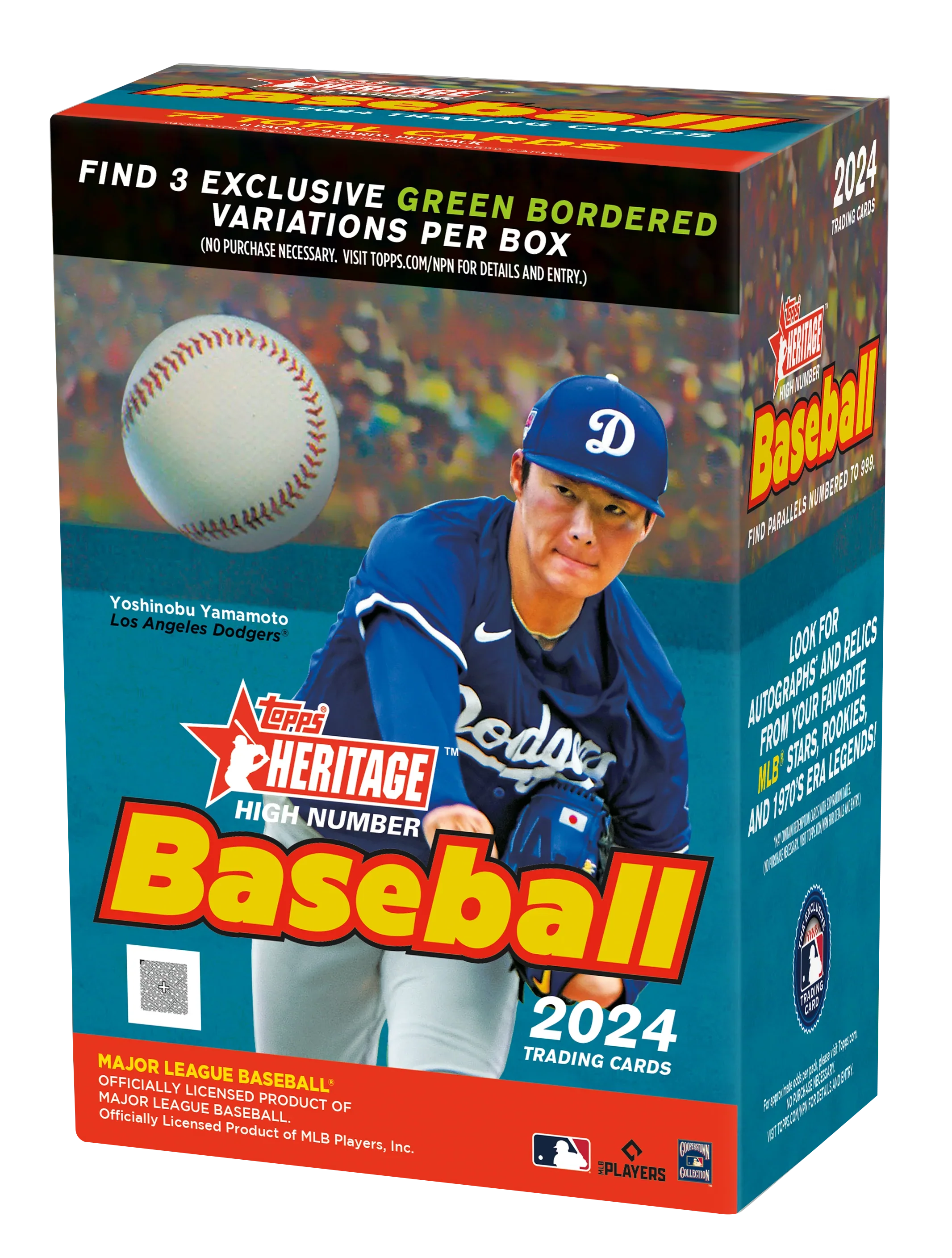 2024 Topps Heritage High Number Baseball - Blaster Box